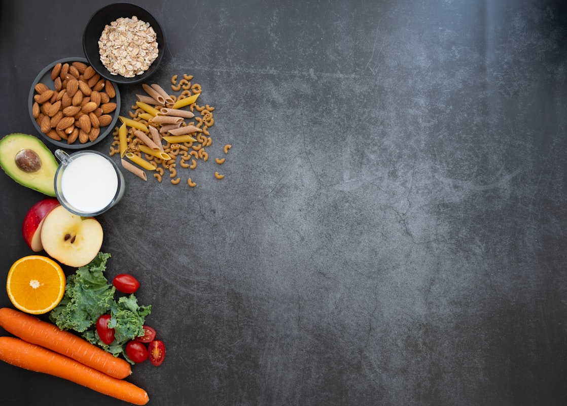 Healthy meal preparation with lean proteins, vegetables, and complex carbohydrates